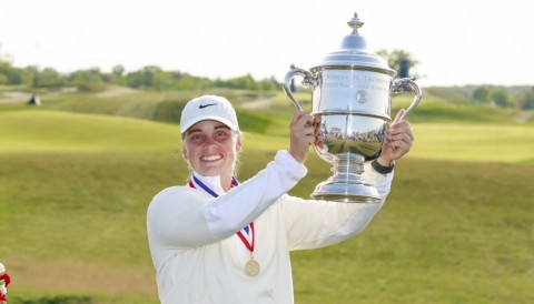 Maja Stark làm nên lịch sử: Người Thụy Điển thứ 3 vô địch U.S. Womens Open