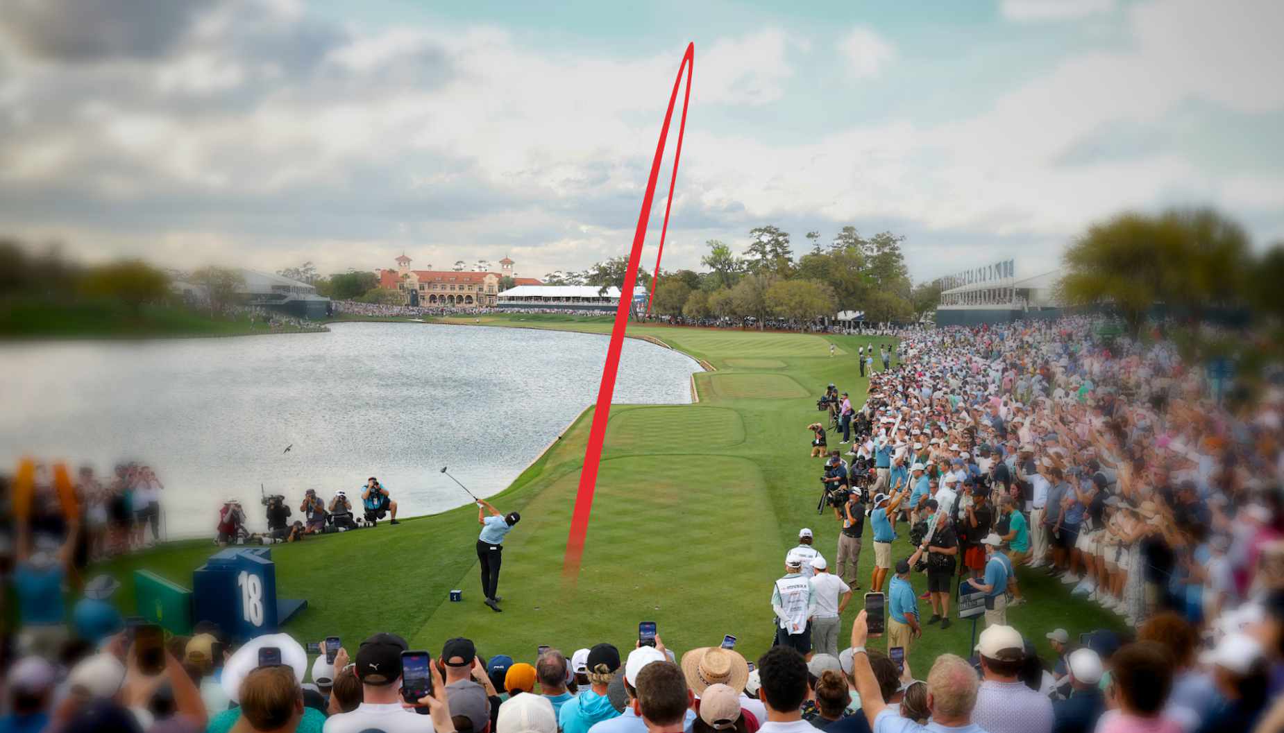 375 yards: Cú phát All-in thay đổi sự nghiệp của Cameron Young ở The Players