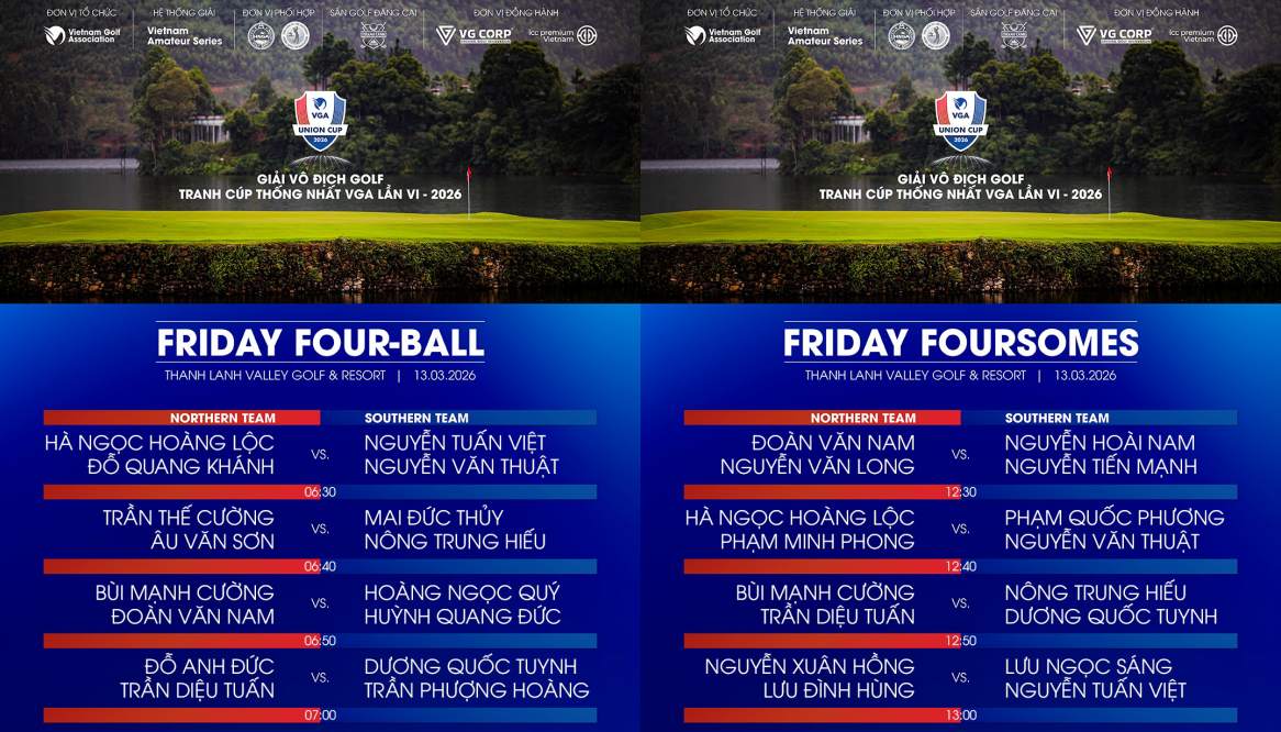 Ngày 2 VGA Union Cup 2026: Miền Bắc điều chỉnh cặp đấu, Miền Nam tung ra quân mới