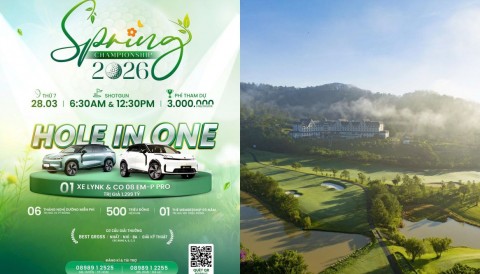 Spring Swing: Khởi đầu mùa golf giữa thiên nhiên Sam Tuyền Lâm